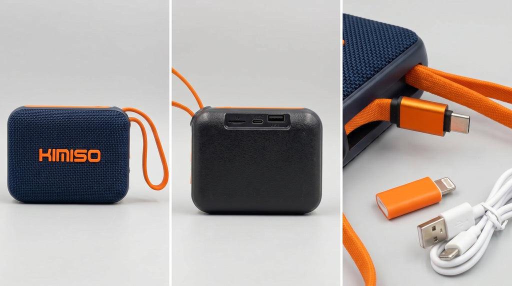 PARLANTE POWER BANK KIMISO 3 EN 1