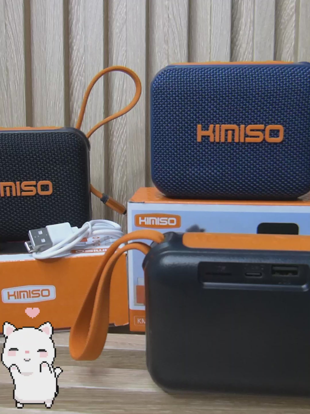 PARLANTE POWER BANK KIMISO 3 EN 1