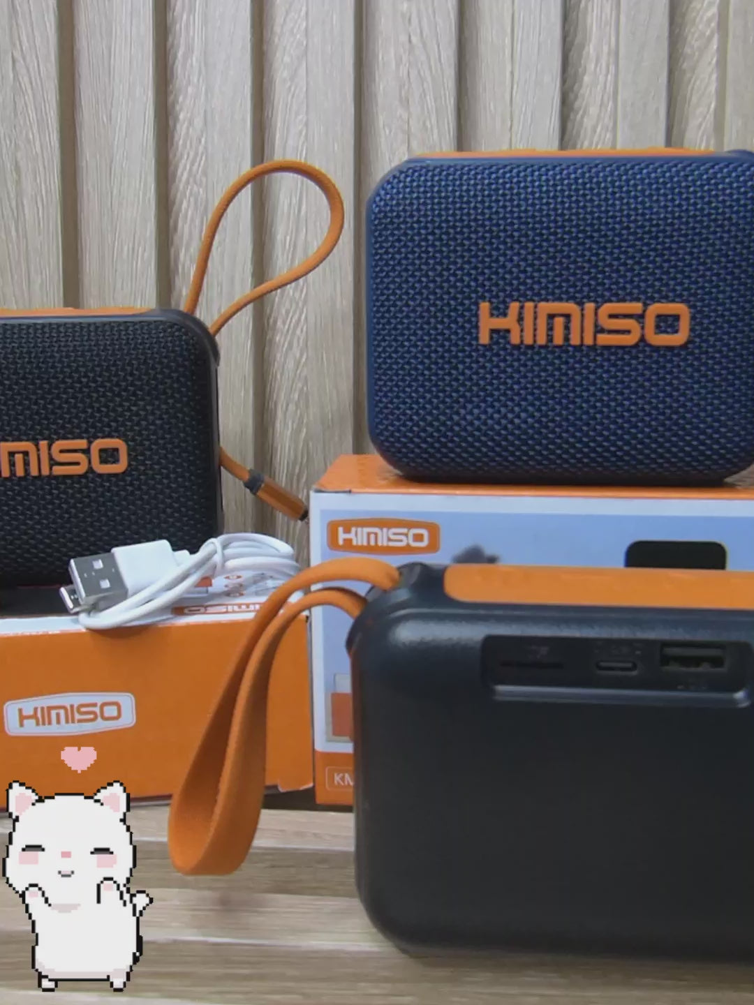 PARLANTE POWER BANK KIMISO 3 EN 1